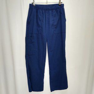 3/$30 Scrubstar Navy Blue Scrub Pants Petite Med